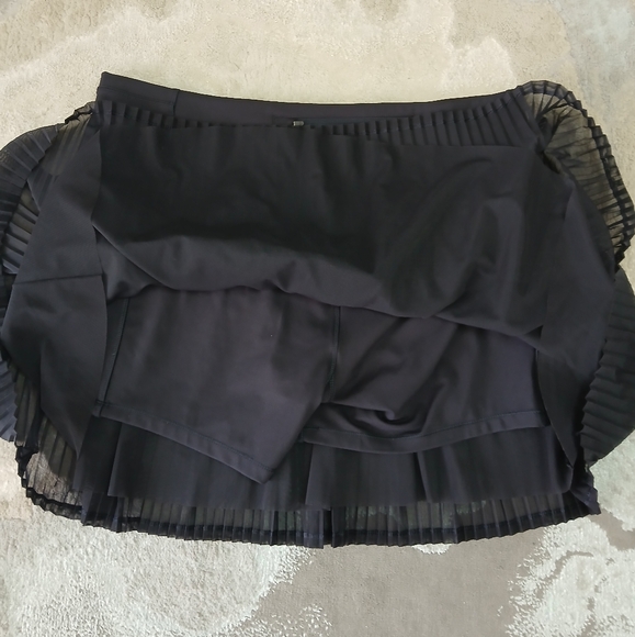 IBKUL‎ Solid Mesh Skort - Picture 5 of 7